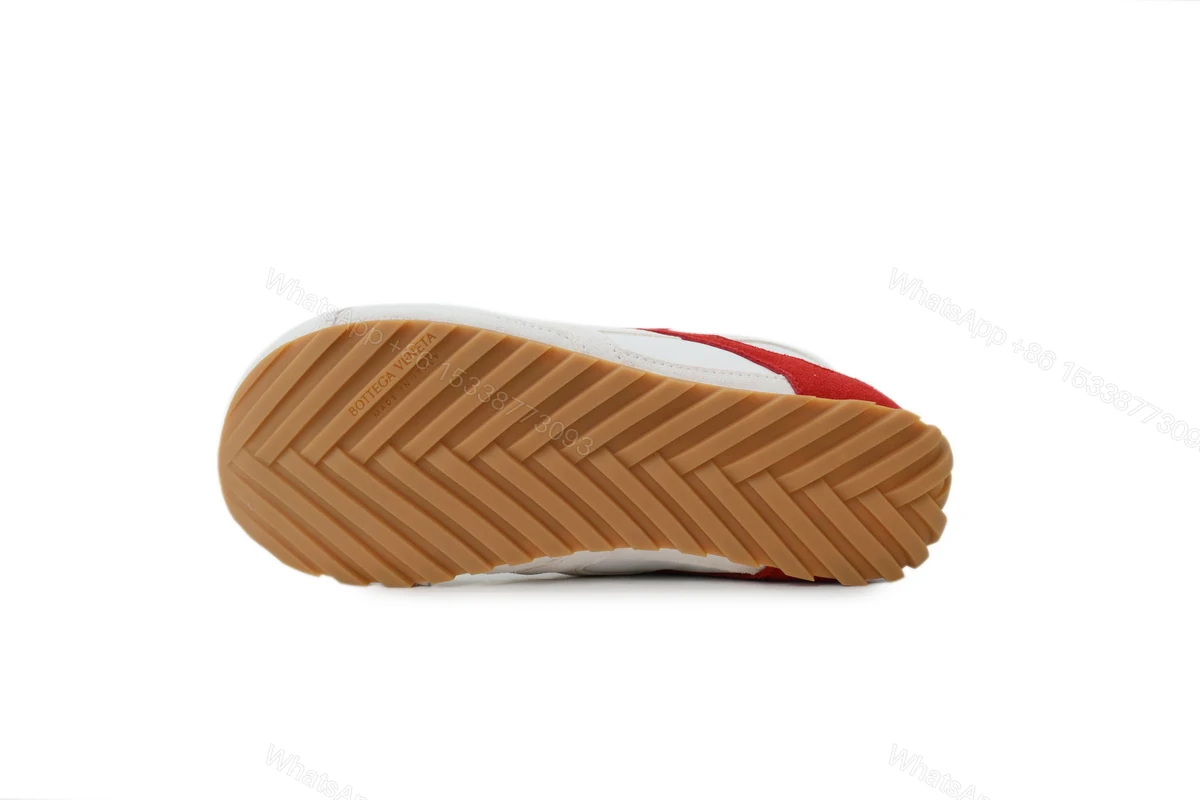 View 4 of Bottega Veneta Orbit Sneaker 'White Red' 867944 V3MS2 6189