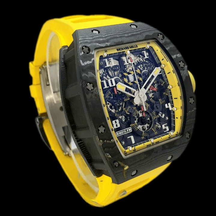 View 9 of Richard Mille RM11-03 Yellow Storm Replica