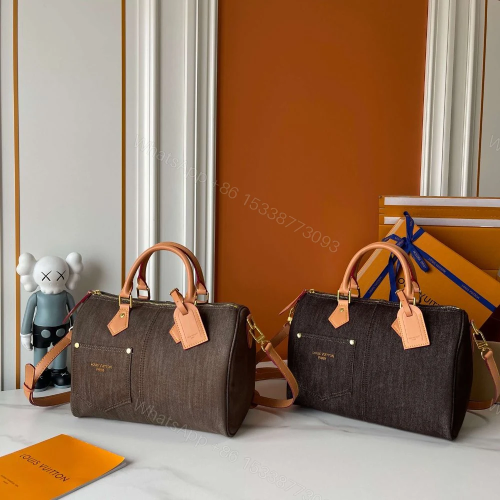 View 10 of Louis Vuitton Speedy 30 Bandoulière Brown 34Cm M29170