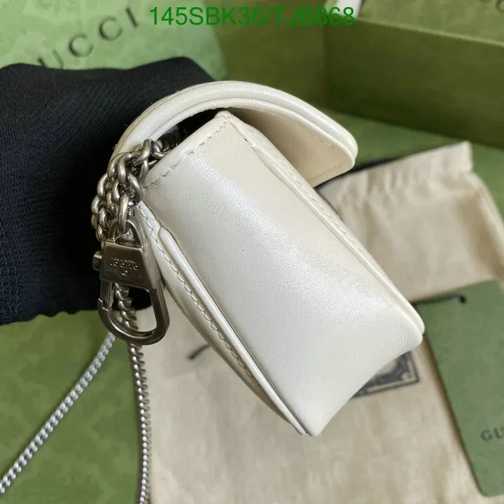 View 15 of Gucci Super Mini Bag in Blue Matelassé Chevron Leather with Silver-Toned Hardware 496474