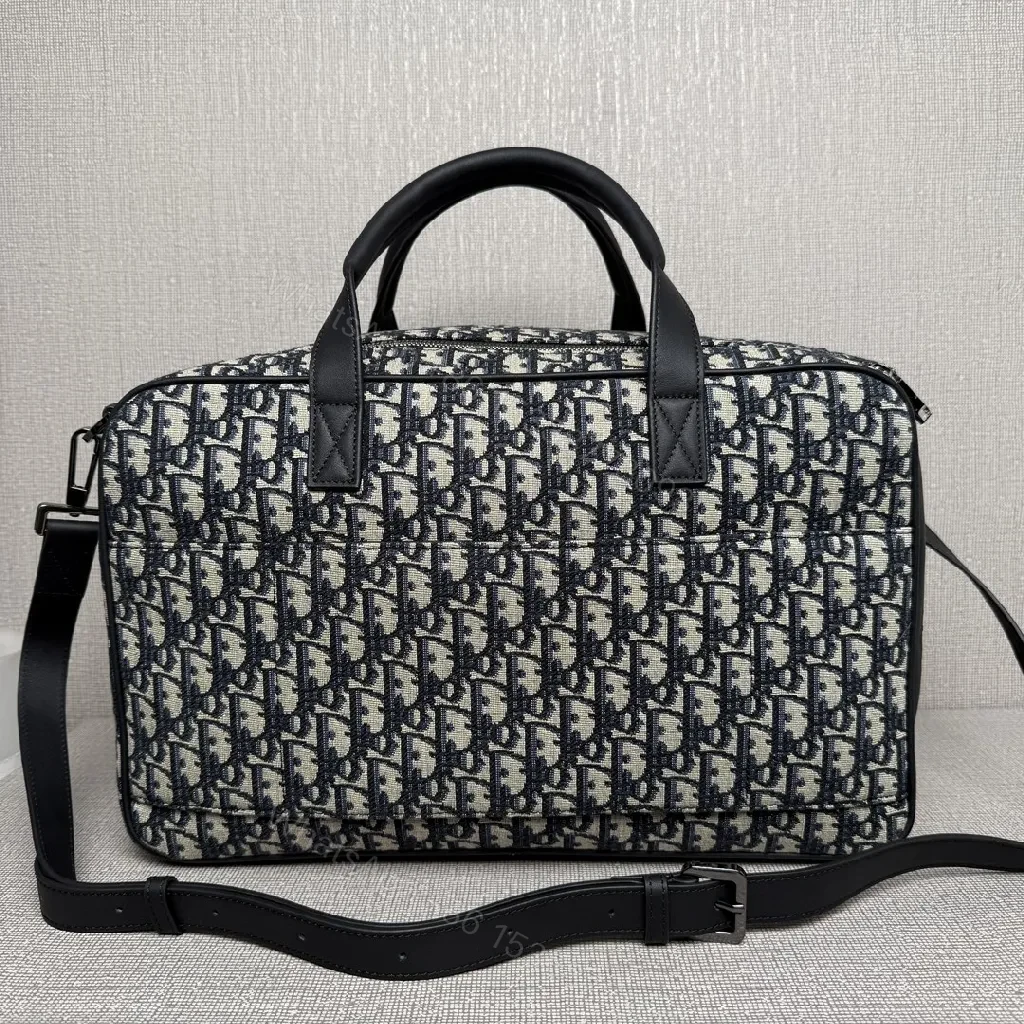 View 7 of Monochrome Textile Satchel: Modern Pattern, All-Day Comfort