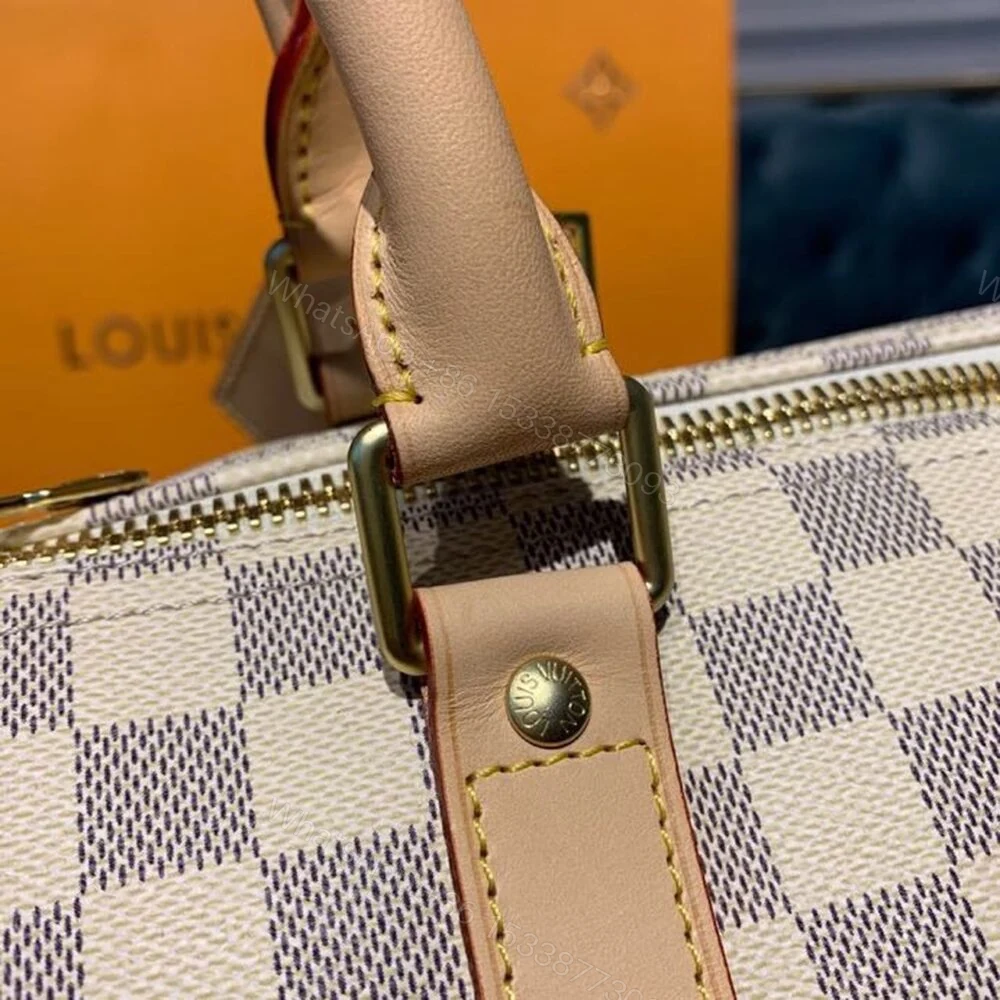 View 15 of Louis Vuitton Keepall Bandouliere 55 Damier Azur Canvas 55Cm LV N41429