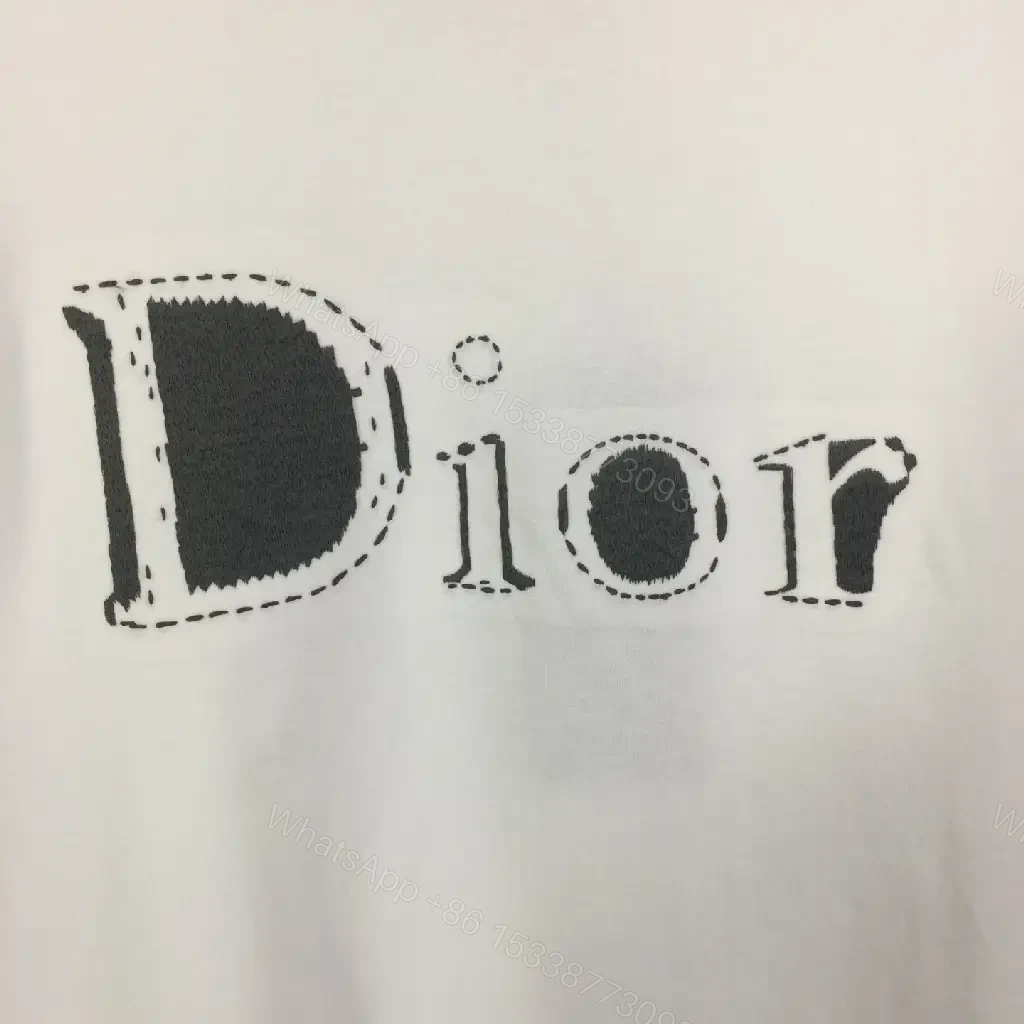 View 7 of White Cotton Tee Minimalist Luxe Logo Tee