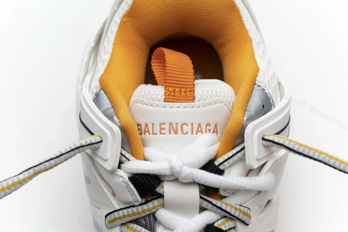 View 8 of Balenciaga Track Led White Orange 542436 W1GB7 9059