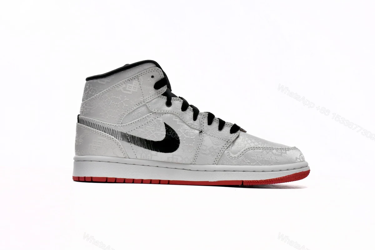 View 2 of Air Jordan 1 Mid SE Fearless Edison Chen CLOT CU2804-100