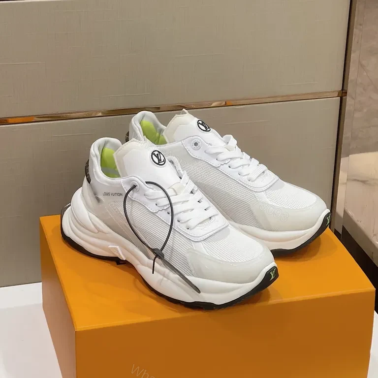 View 8 of Louis Vuitton White Leather Runner: Luxe Everyday Sneaker
