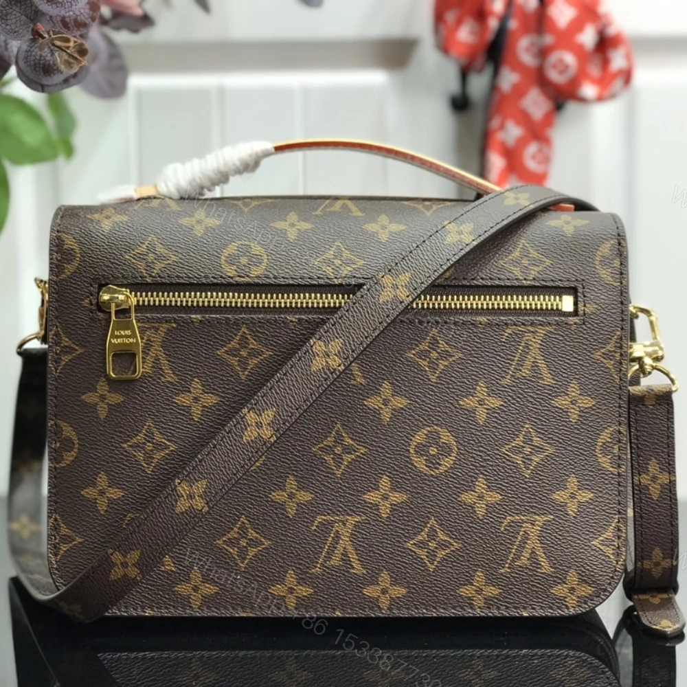 View 6 of Louis Vuitton Pochette Métis Monogram Canvas Brown 25Cm M44875