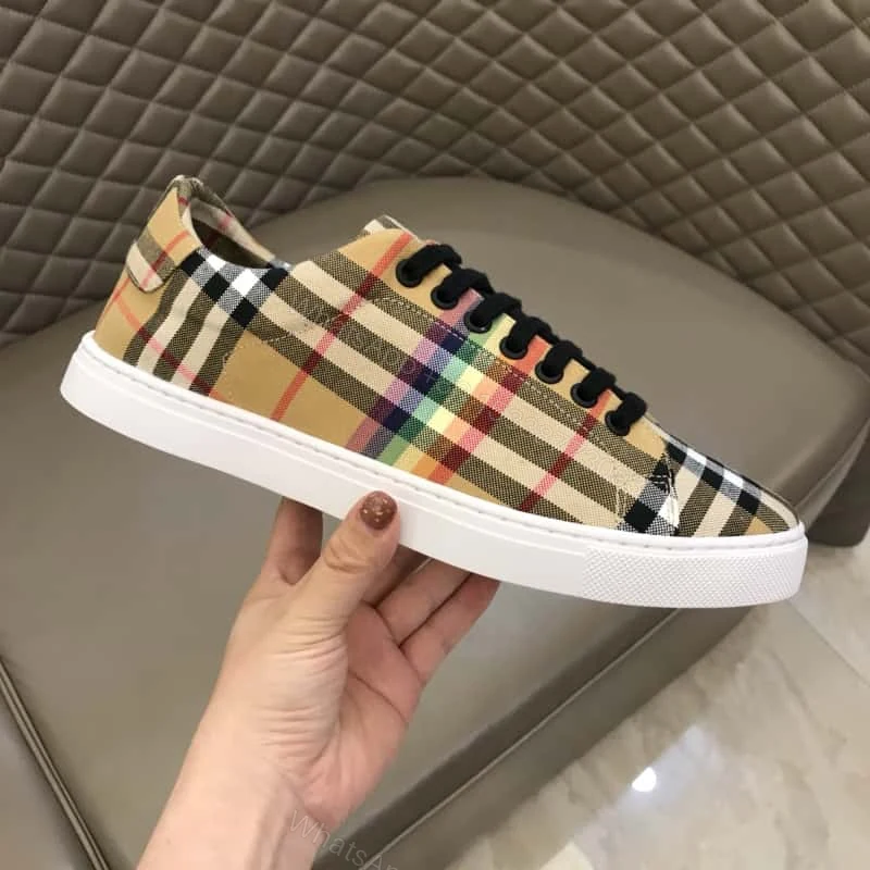 View 2 of BURBERRY RAINBOW VINTAGE CHECK TRAINERS – BBR15