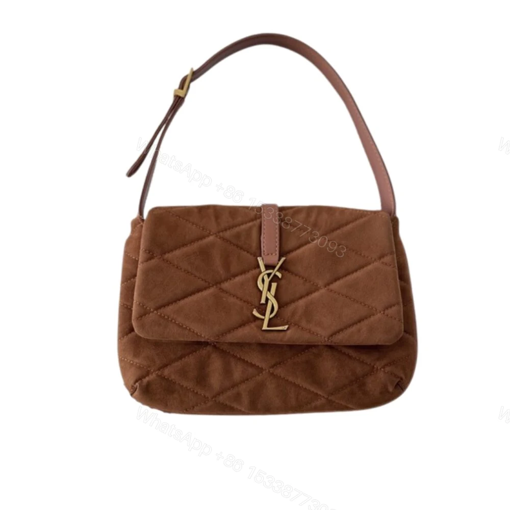 Saint Laurent Le 5 À 7 Hobo Bag Brown 27Cm — view 1