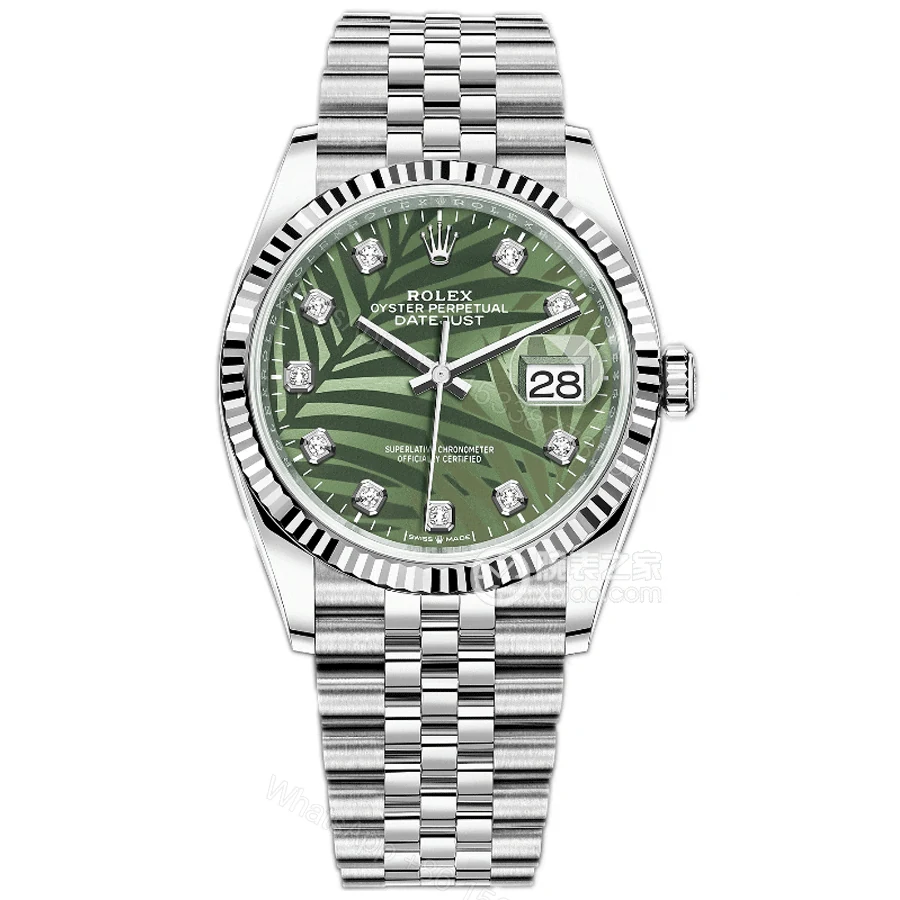 Rolex Datejust 126234 Olive Green Watch — view 1