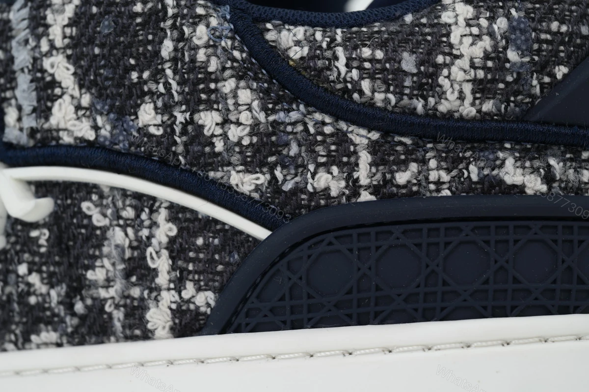 View 4 of Dior B9S Skater Tweed Navy Blue