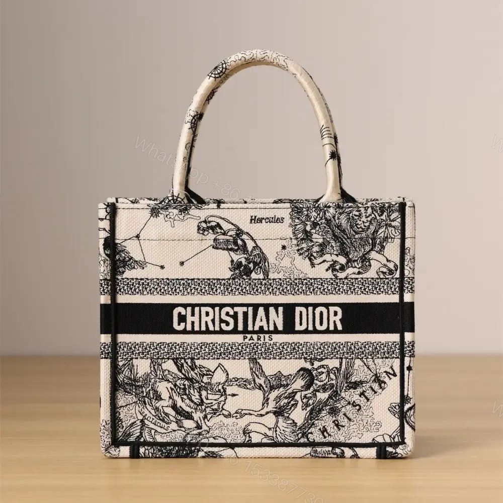 高仿Dior*BookTote系列Zodiac茹伊刺繡手袋S免檢版 — view 1