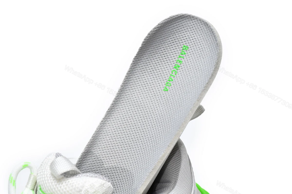 View 8 of Balenciaga Triple S White Grey Green 524039 W2CA3 5390
