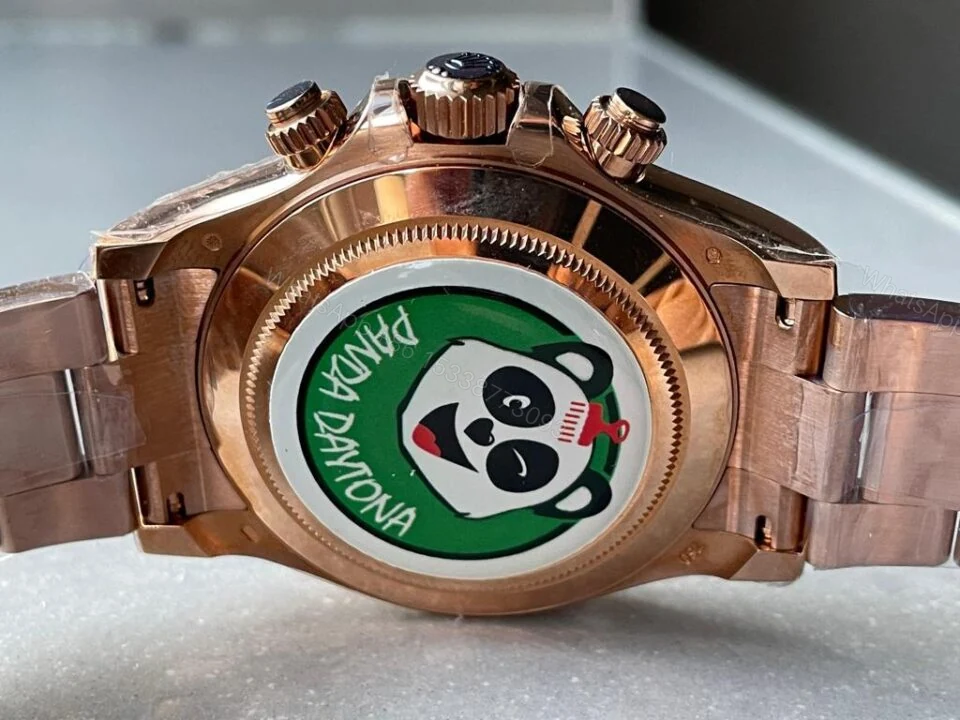 View 8 of BTF Factory 1:1 Rolex Daytona 116505 904L RG Rose Gold Dial A4130
