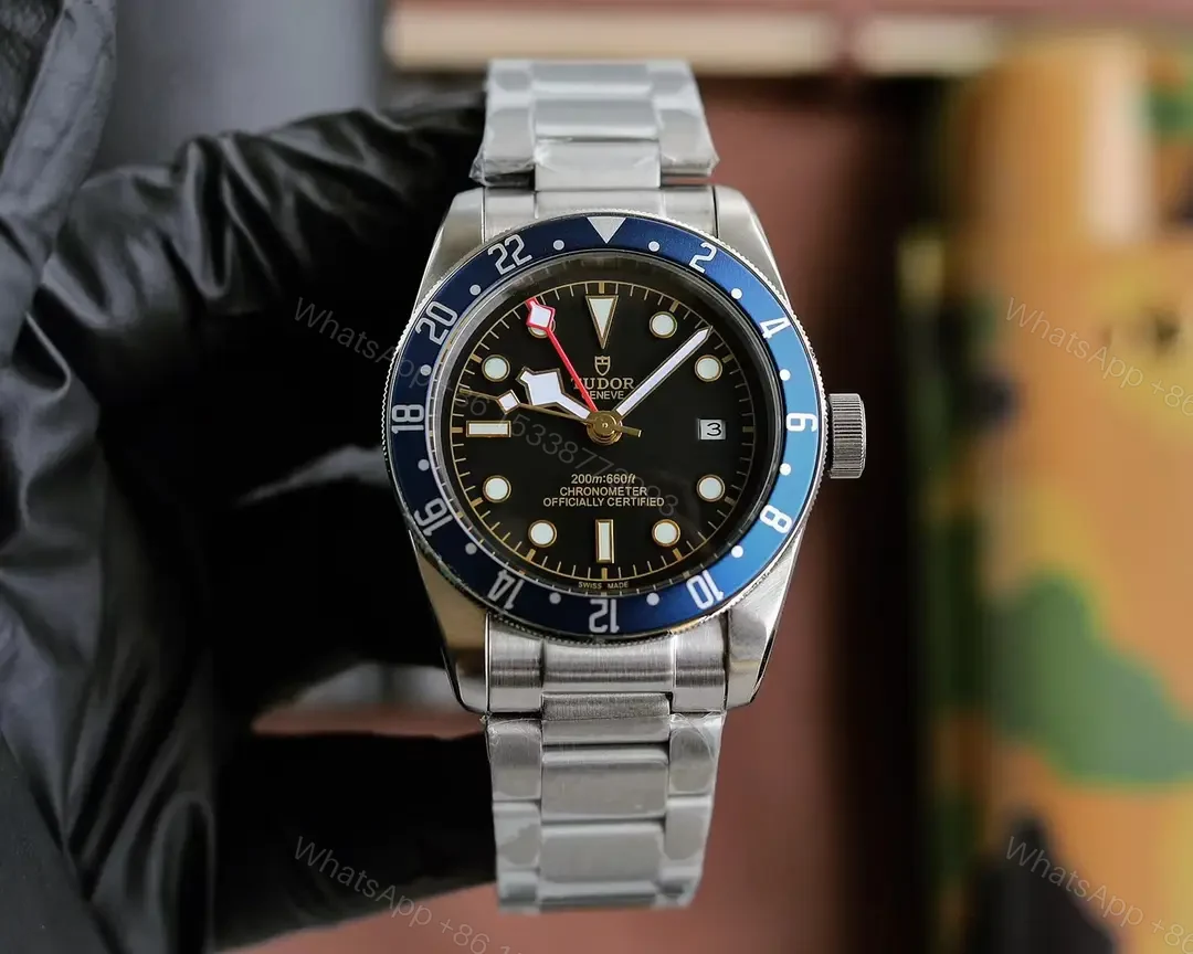 View 8 of Tudor Black Bay GMT Stainless Steel / Black / Pepsi / Bracelet 79830RB-0001