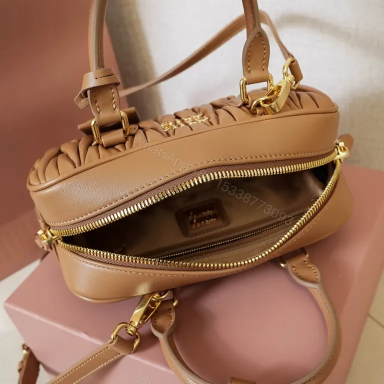 View 2 of Chic Quilted Satchel with Gold Hardware â€” Everyday Luxury Bag