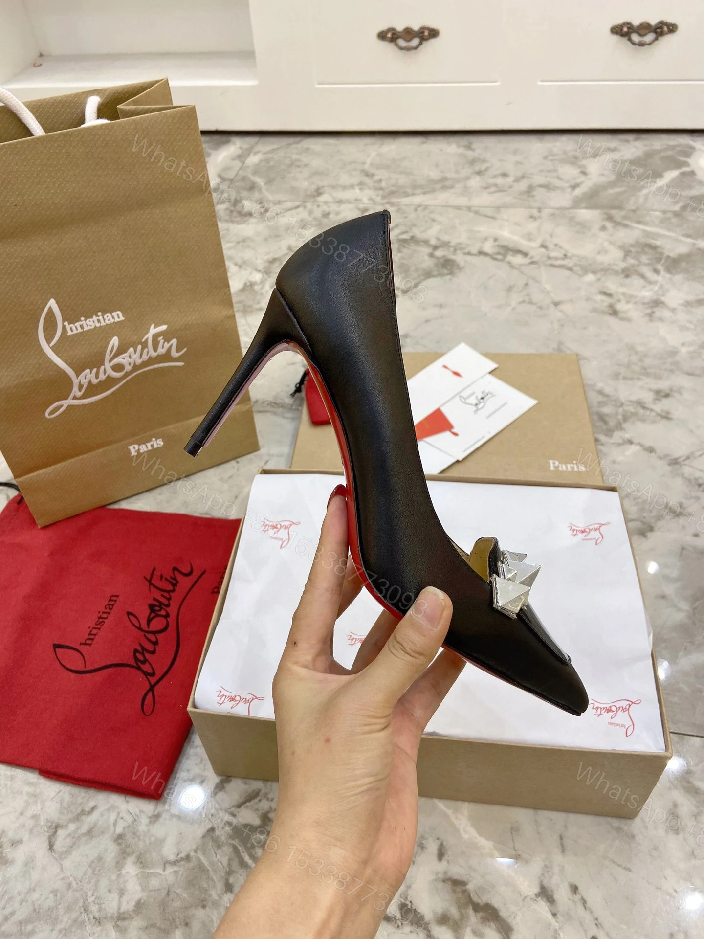 View 5 of Christian Louboutin Wedges Flats