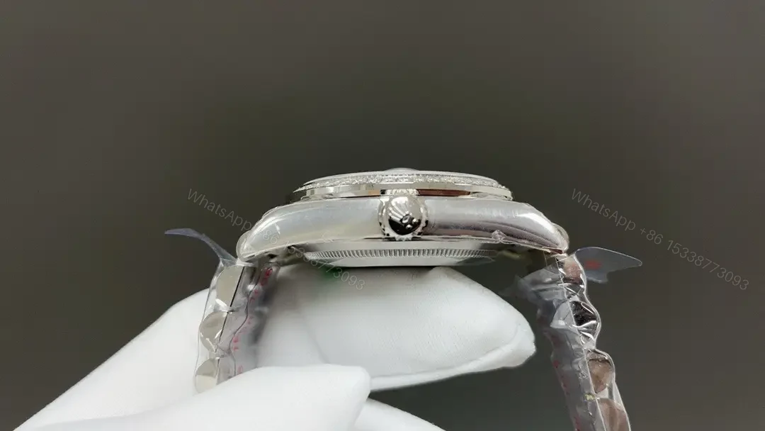 View 4 of Rolex Day-Date 36 Platinum – Baguette Blue Ombré President 128396TBR-0008