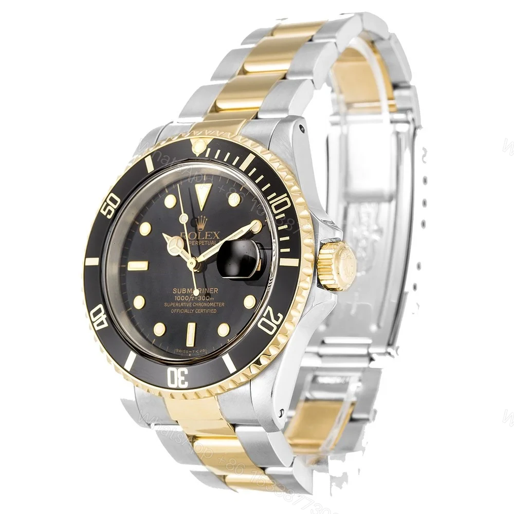 View 2 of Replica Rolex Submariner Black Dial 16613