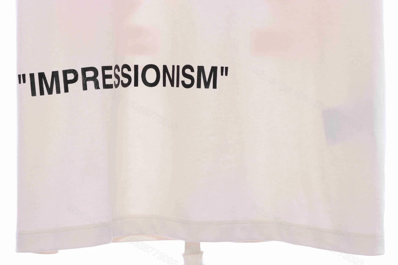 View 5 of Off-White Graffiti Pink Arrow Beige T-Shirt