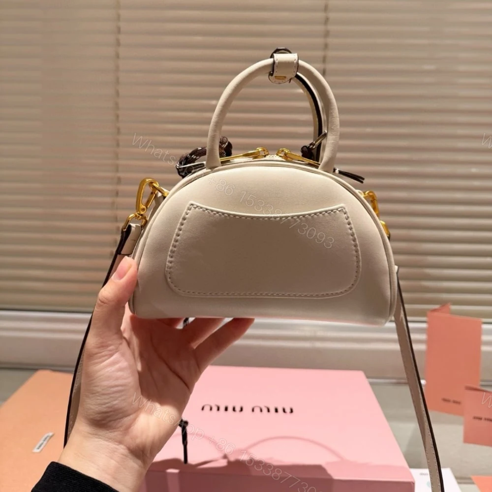 View 4 of MIUMIU TOP HANDLE BAG WHITE 18CM