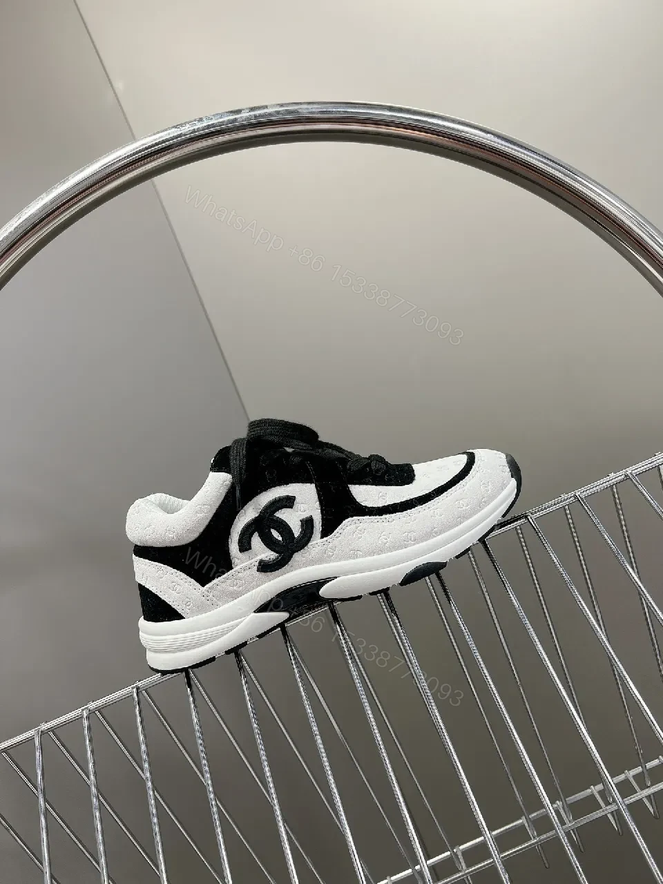 Monochrome Luxe High-Tops: Subtle Designer Flair Comfort — view 1