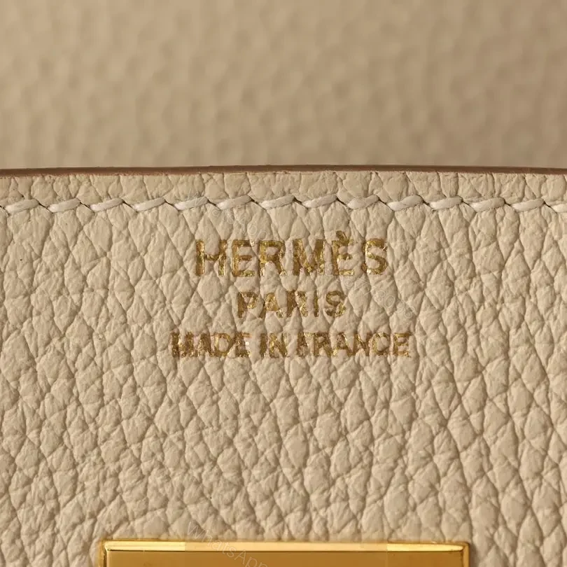View 13 of 高仿Hermes*Birkin30奶昔白金扣免檢版