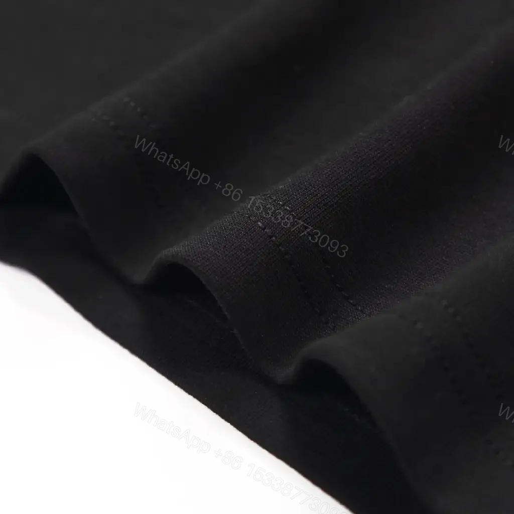 View 4 of Stone Fabrication: Minimal Tee with Sleeve Zip Pocket, Premium Cotton