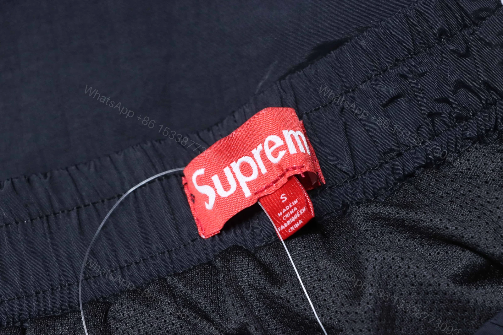 View 6 of Supreme 25FW Contrast Piping Track Pants black