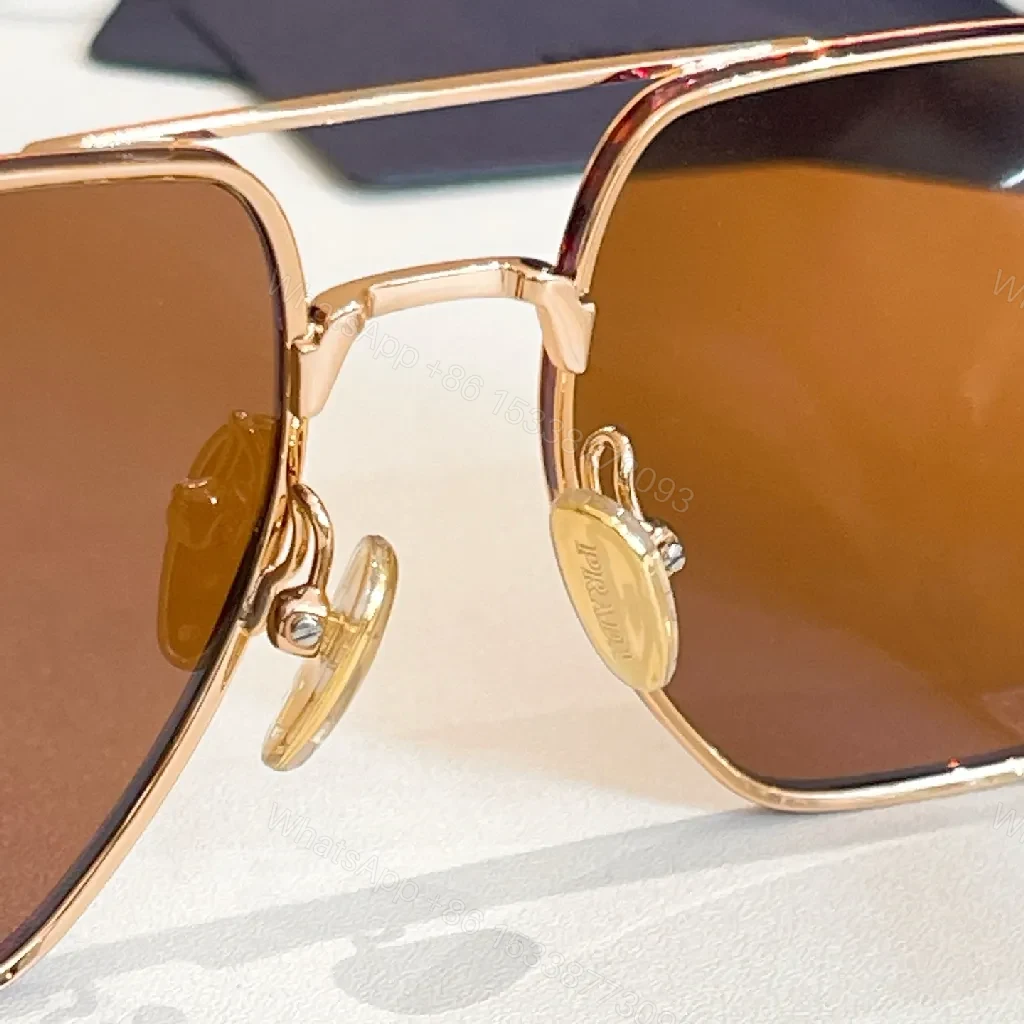 View 9 of Amber-Glass Pilot Sunglasses: Premium Metal Frame, UV400 Protection