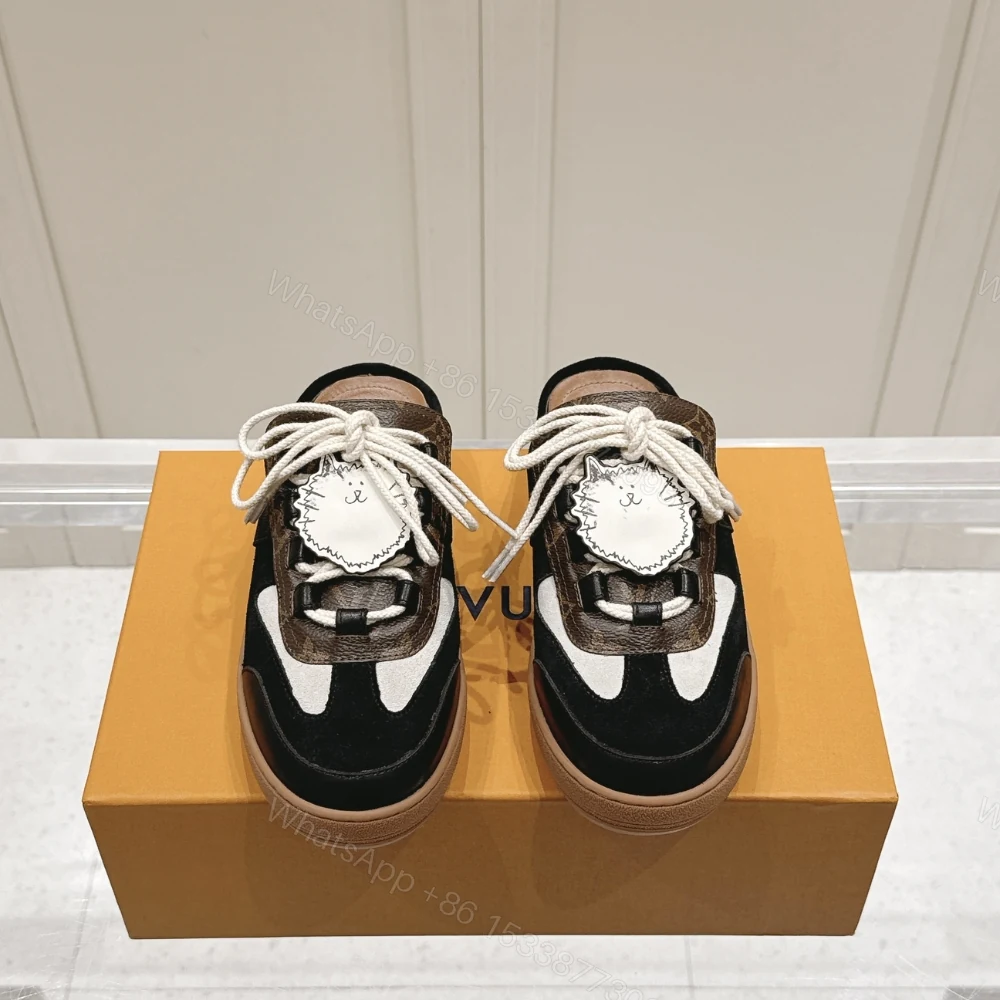 View 4 of Louis Vuitton Lous Open Sneakers Black 1ABVQ9