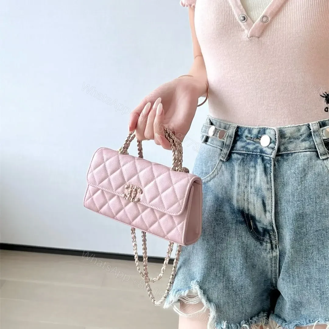 View 23 of 高仿Chanel*25S系列AP3238亮面小牛皮單肩包粉色免檢版