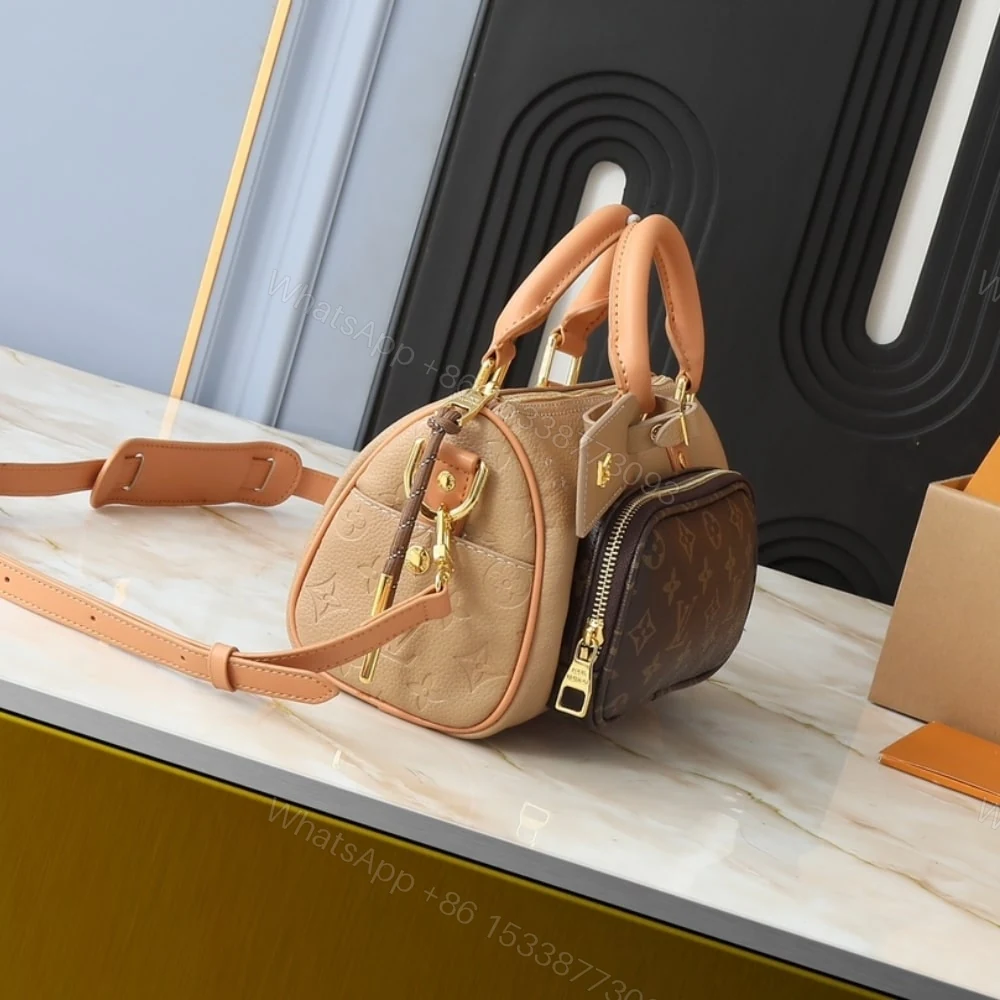 View 3 of Louis Vuitton Keepall Bandoulière 25 Bag Beige 25Cm M12627