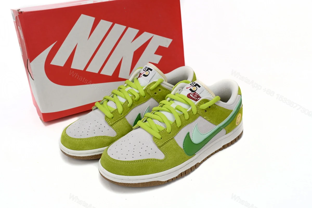 Nike SB Dunk Low "85" Gray Green Apple Double Hook DO9457-122 — view 2