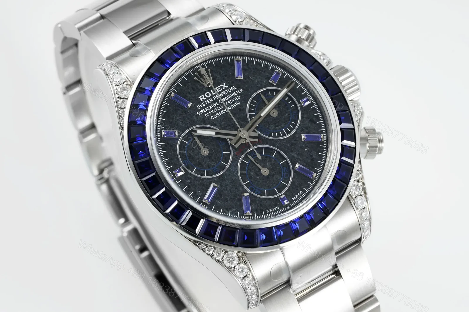 View 2 of Rolex Daytona 126599TSA Royal Blue Obsidian Diamond Watch RLX-DAY-126599TSA-40-BLU-DIA