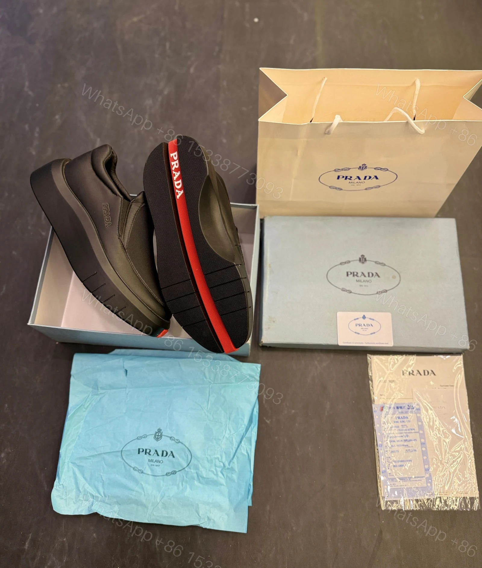 View 3 of First Copy Prada Milan Sneaker – Premium Imported Quality