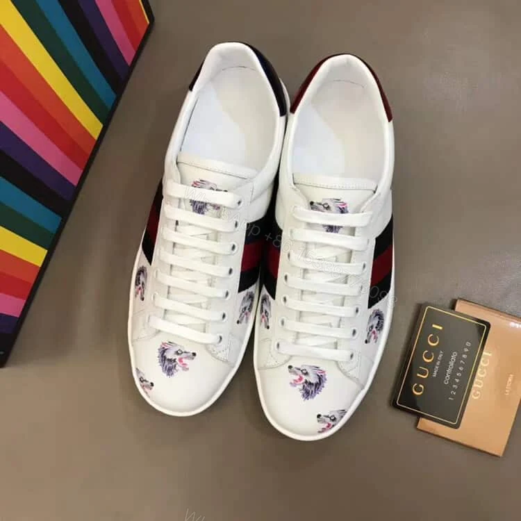 View 4 of GUCCI ACE WOFT PRINT SNEAKER – GC17