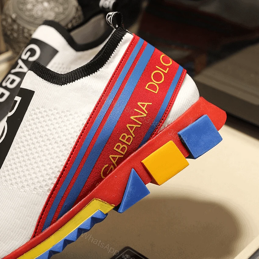 View 5 of DOLCE & GABBANA STRETCH MESH SORRENTO SNEAKERS WITH LOGO – DG45