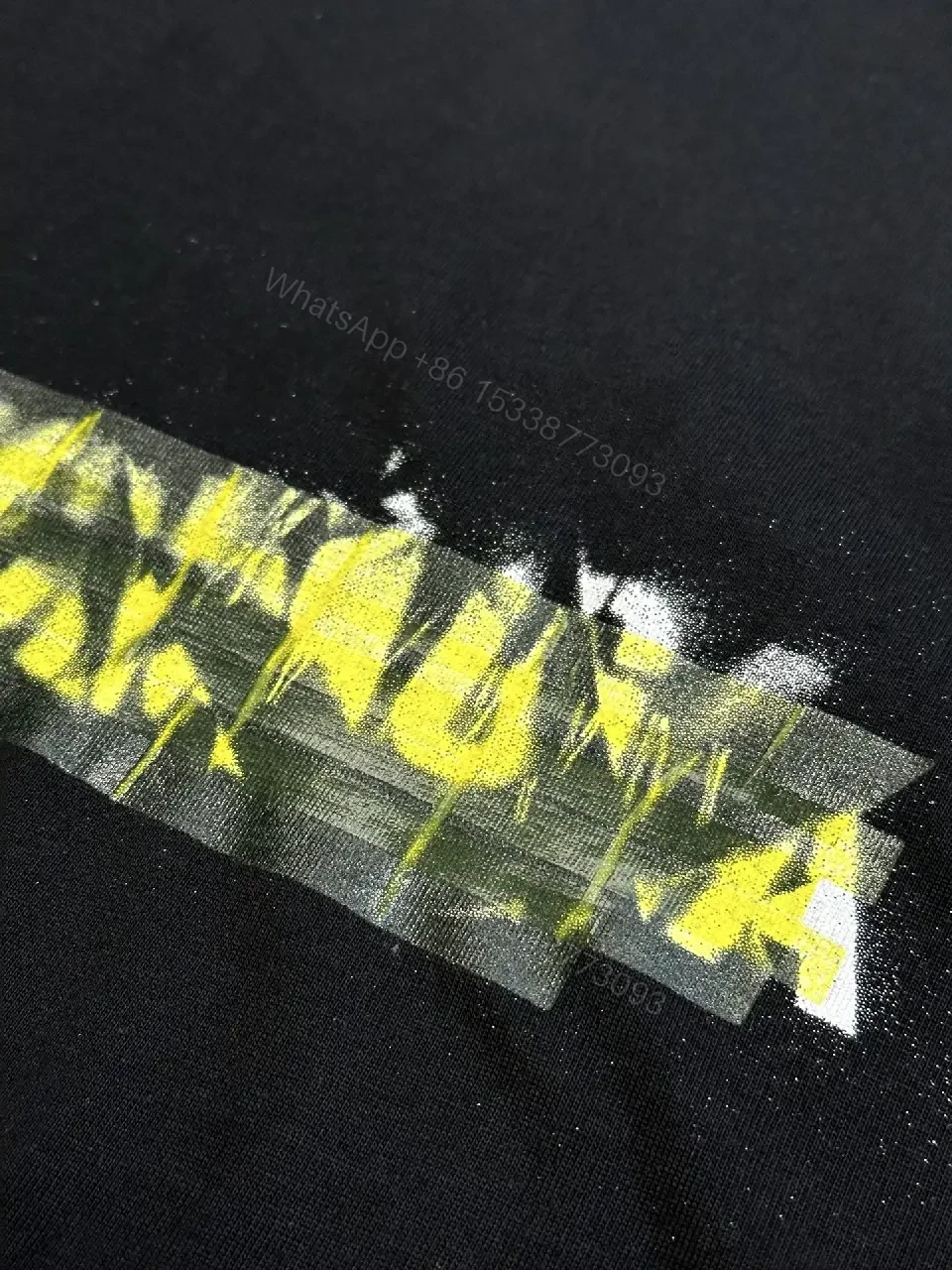 View 7 of Bold Neon Bar Graphic Tee: Oversized Streetwear Comfort