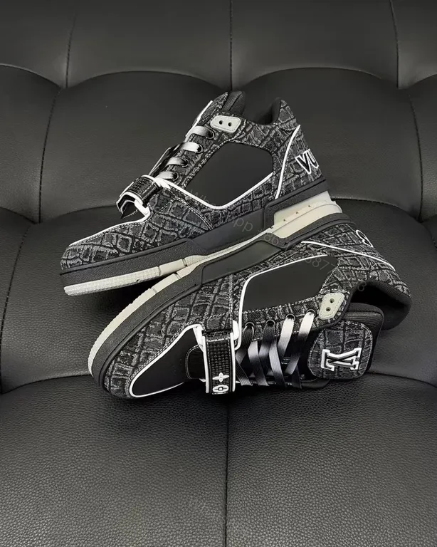 View 8 of Bold Monogram Luxe Sneakers: Signature Comfort High-Tops