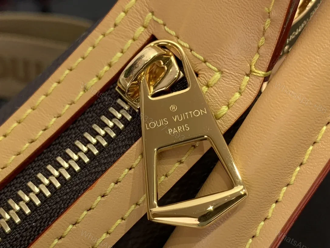 View 8 of Rose Gold Hardware Crescent Bag: Monogram-Canvas Crossbody