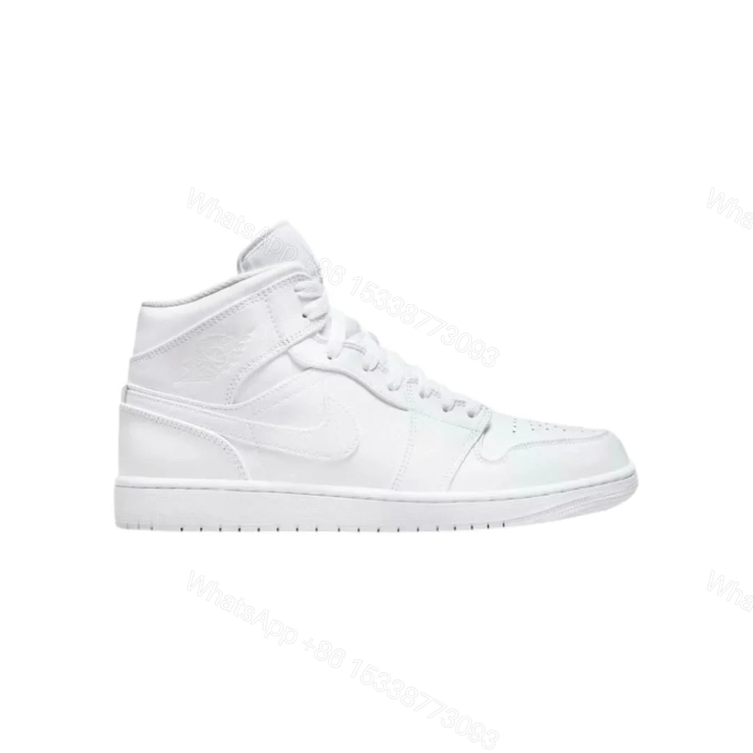 Air Jordan 1 Mid ‘Triple White’ — view 1