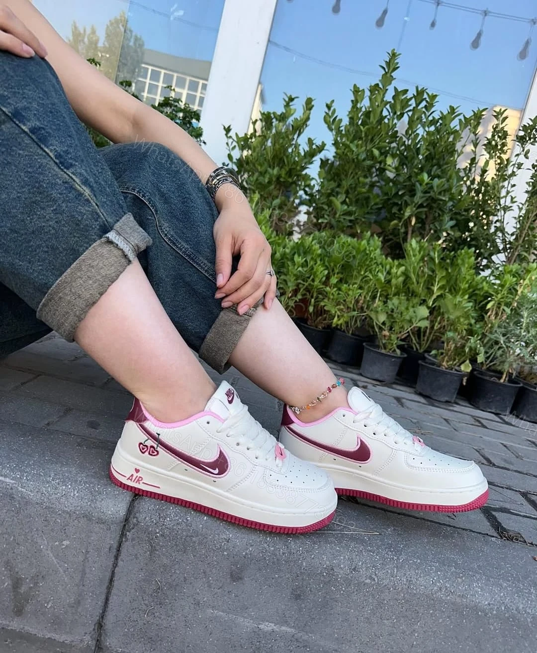 View 4 of First Copy Nike Air Force 1 Low “Valentine’s” – Premium Imported Love Edition Sneakers