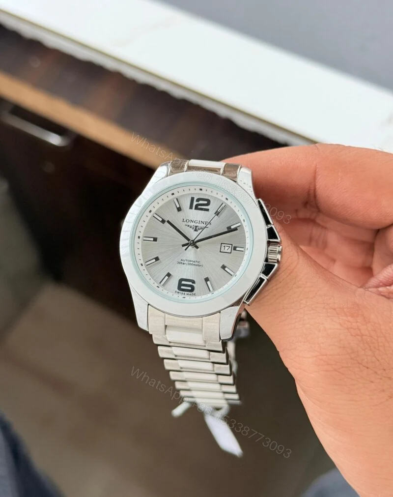 View 2 of Longines Conquest White Dial 41mm Quartz