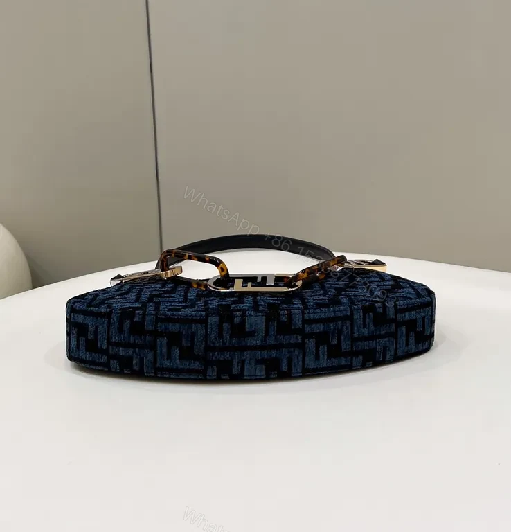 View 7 of Distinct Monogram Canvas Shoulder Bag with Signature Hardware