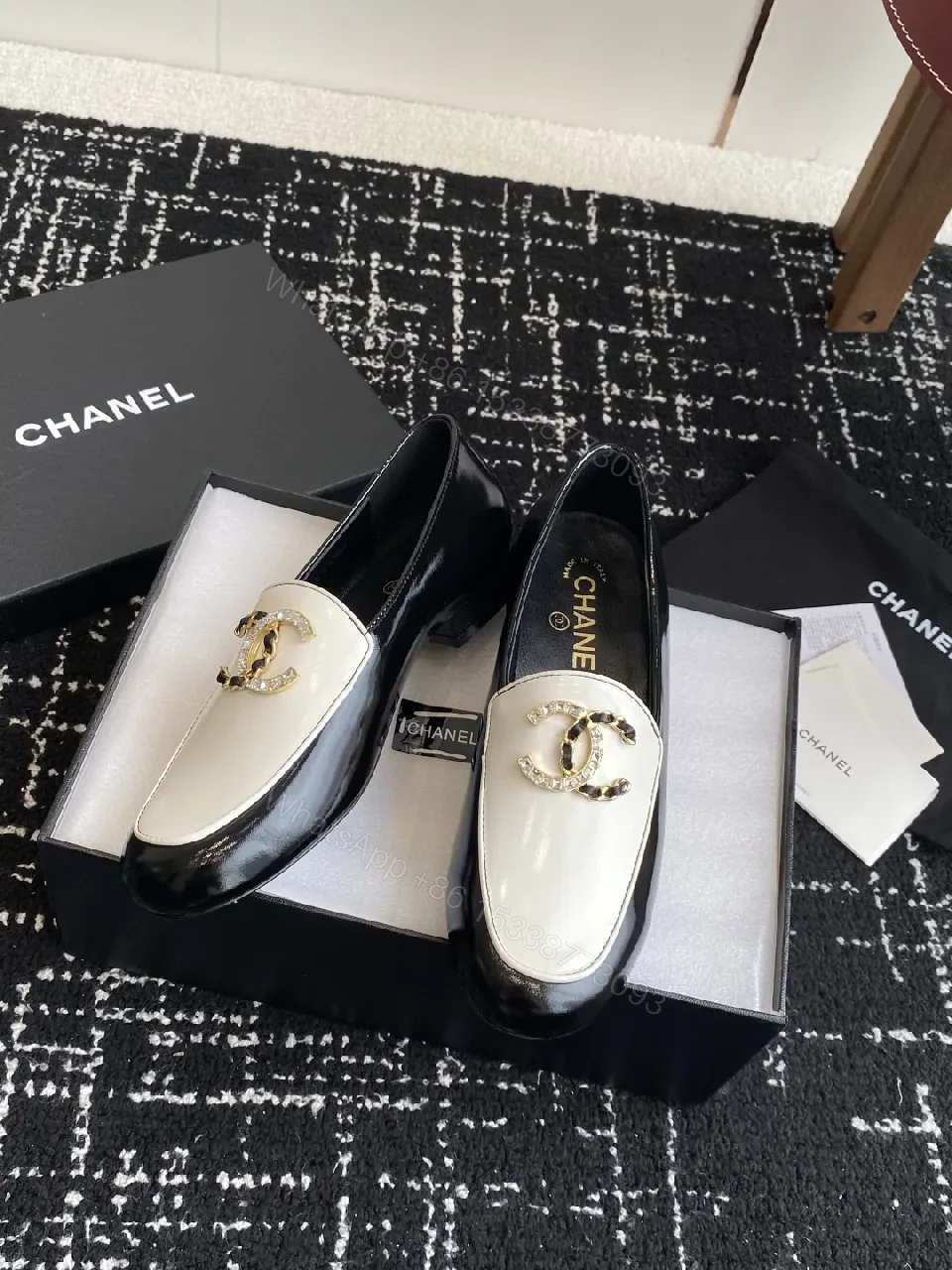 View 9 of Two-Tone Leather Loafers: Bold, All-Day Comfort, Designer Touch