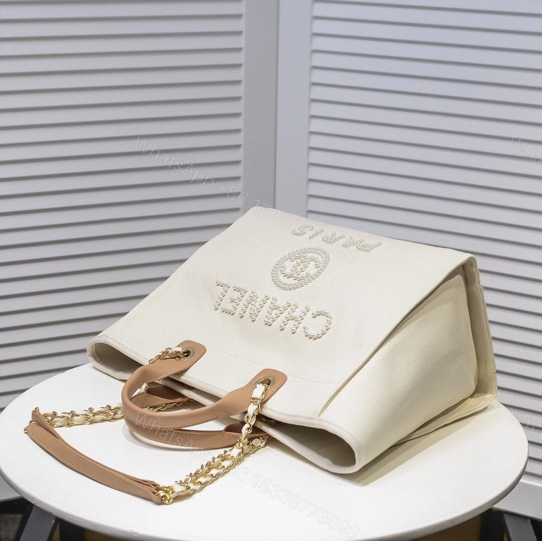 View 5 of Chanel Deauville Tote Bag