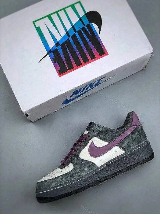 View 3 of FIRST COPY NIKE AIRFORCE 1 PURPLE PIGEON FOR MEN