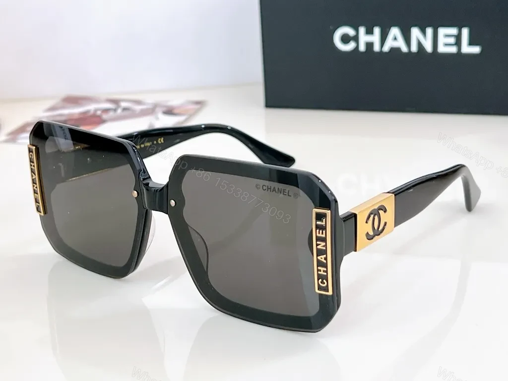 View 9 of Bold Chanel-Inspired Sunglasses: Tortoiseshell, Oversized Square