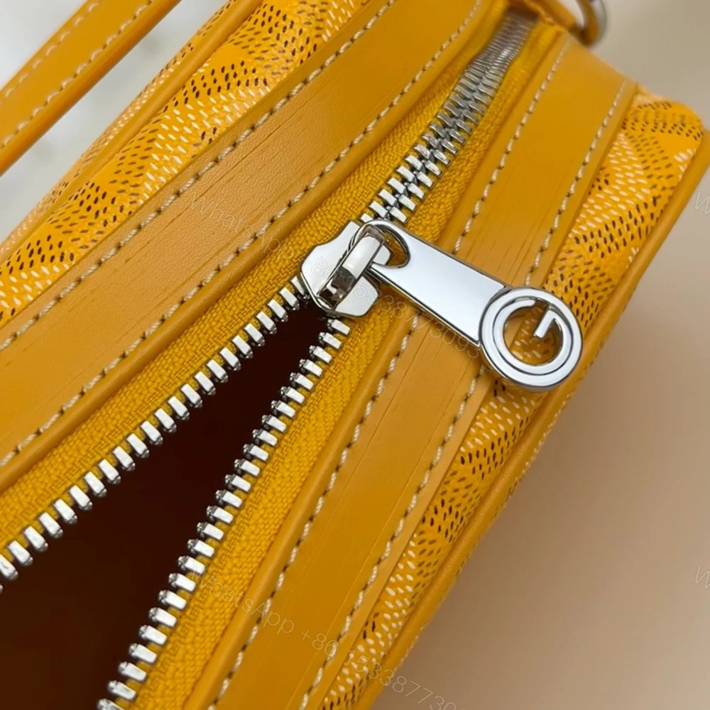 View 8 of 高仿Goyard*CAPVEP8相機郵差包黃色小號免檢版